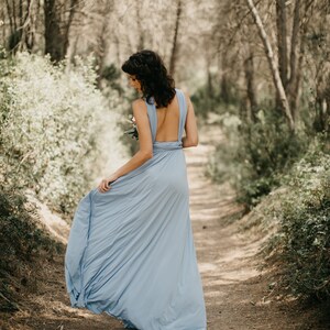 Mythical kind of love slate blue maxi shop dress