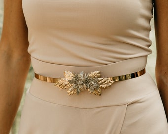 Craspire Ceinture En Velours Pour Femme Ceinture Rouge à