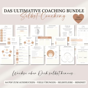 Coaching Workbook Templates German, Self-love Mindfulness Learning, Money Mindset, Time Management, Personal Development
