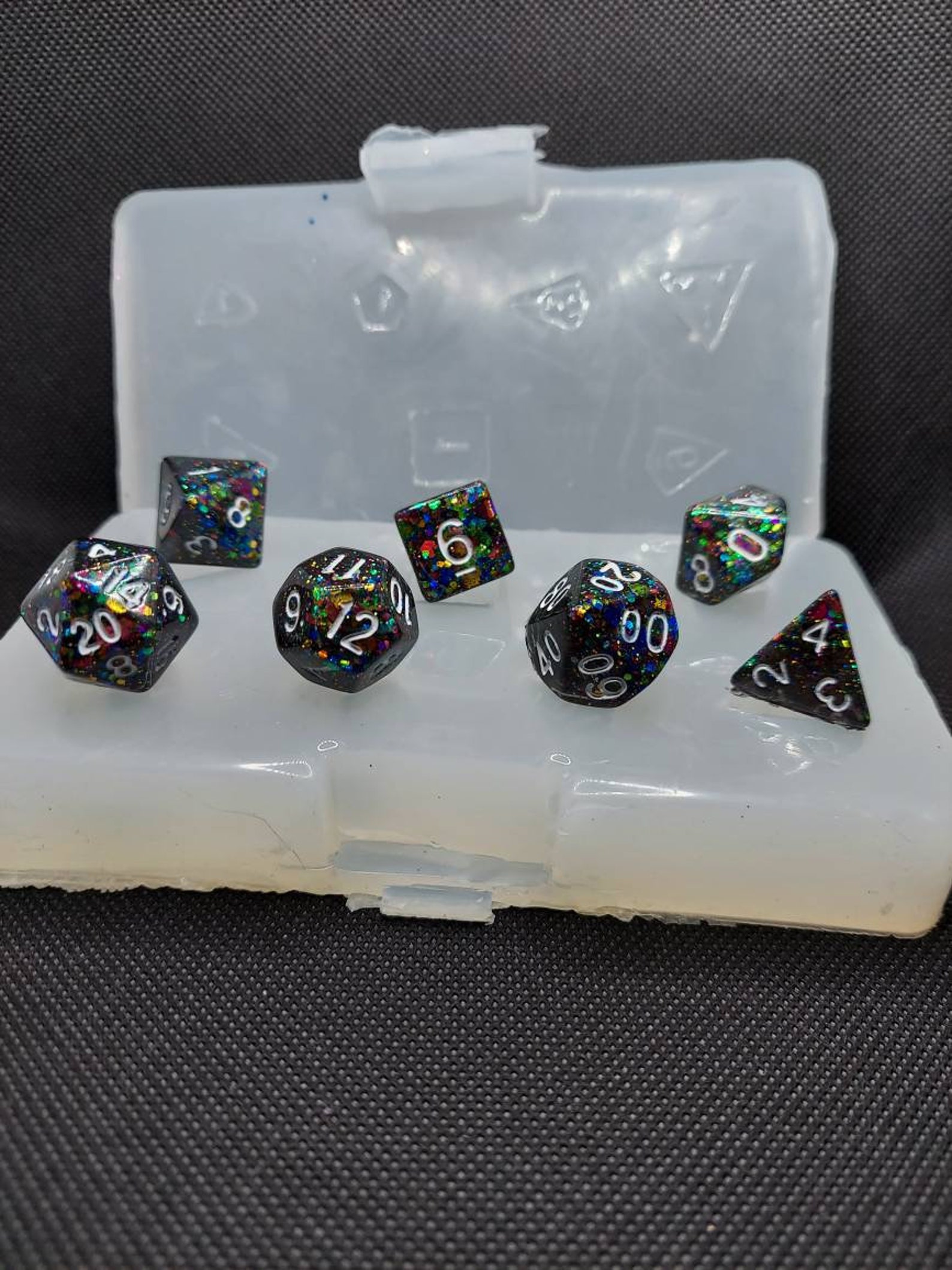 Silicone Dice Molds Round Edge Etsy