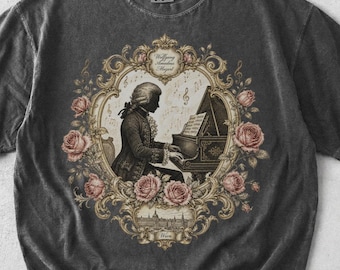 Mozart Harpsichord Shirt: Rococo Unisex Comfort Colors Music Apparel