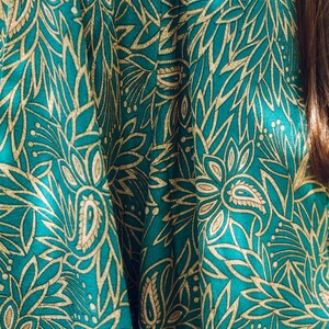 KAFTAN MAXI DRESS, Loose Fitting Dress, Swimsuit Coverup, Long Stylish Abstract Print Dress Boho Summer Dress For Women image 5