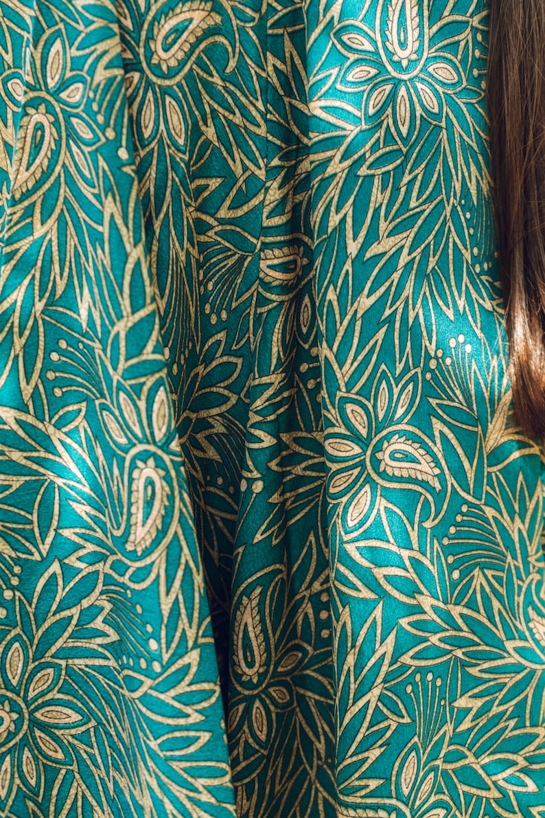 KAFTAN MAXI DRESS, Loose Fitting Dress, Swimsuit Coverup, Long Stylish Abstract Print Dress Boho Summer Dress For Women image 5