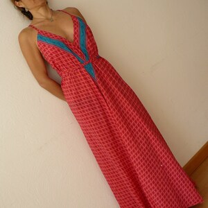 BACKLESS DRESS, Boho Summer Dress, Long SILK Dress, Ibiza Beach Summer Tunic Maxi Wear & Vestido Verano Open Back Dress For Womens image 2