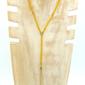 brass pendulum necklace