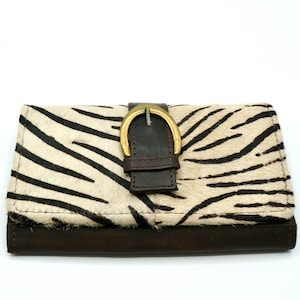 zipper leather wallet