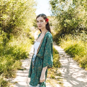 KAFTAN MAXI DRESS, Loose Fitting Dress, Swimsuit Coverup, Long Stylish Abstract Print Dress Boho Summer Dress For Women image 7