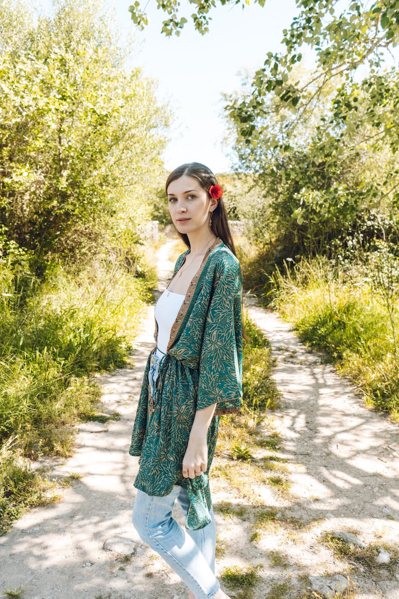 KAFTAN MAXI DRESS, Loose Fitting Dress, Swimsuit Coverup, Long Stylish Abstract Print Dress Boho Summer Dress For Women image 7
