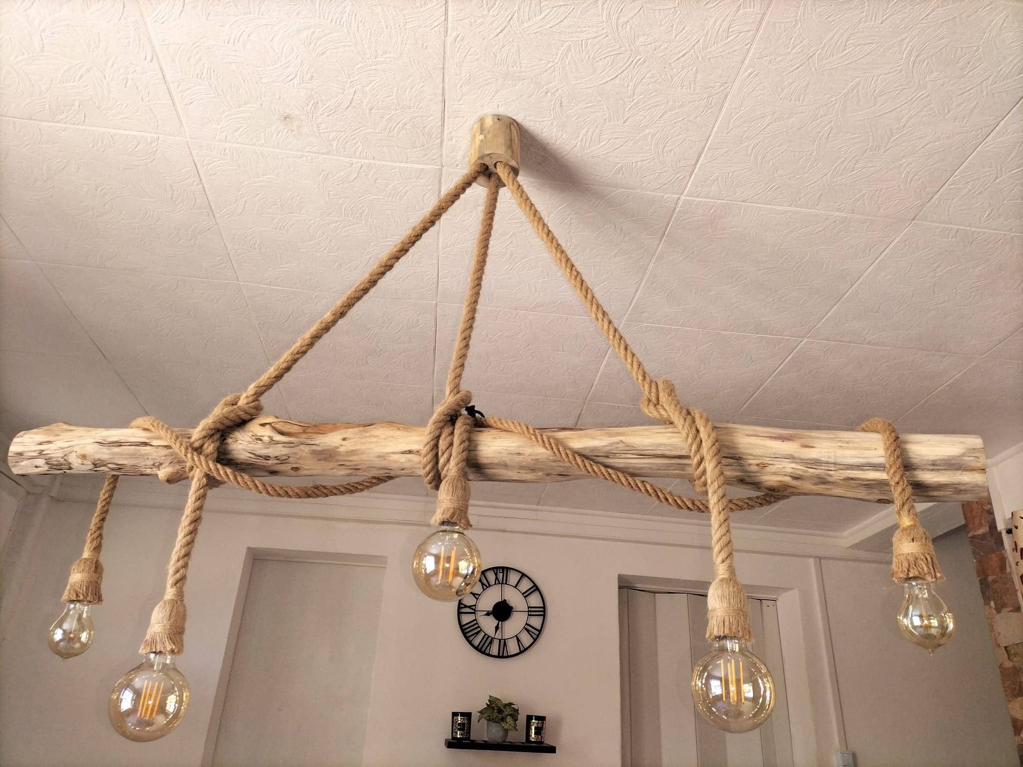 Driftwood entwined ovals chandelier deals