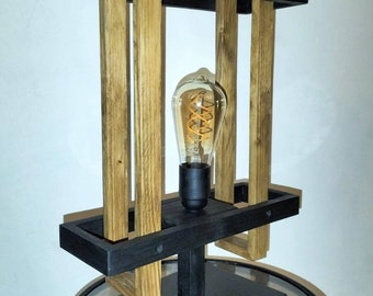 Lampada da tavolo in legno, lampada da tavolo in legno, lampada da tavolo in legno, lampada da piede, lampada da comodino, lampada contemporanea