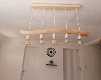 Cyle driftwood chandelier, driftwood pendant lamp, contemporary hanging lamp, ceiling lamp, pendant lighting