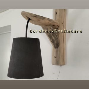 Applique en bois, applique murale en bois, lampe en bois flotté, applique en bois flotté, montage muraux, applique, éclairage rustique