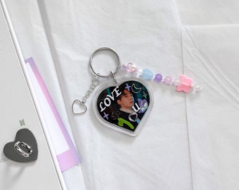 BTS Decorated Acrylic Keychains - Jimin, Jin, Jungkook, Taehyung