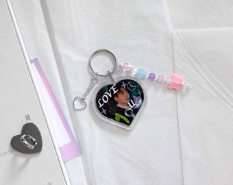 BTS Decorated Acrylic Keychains - Jimin, Jin, Jungkook, Taehyung