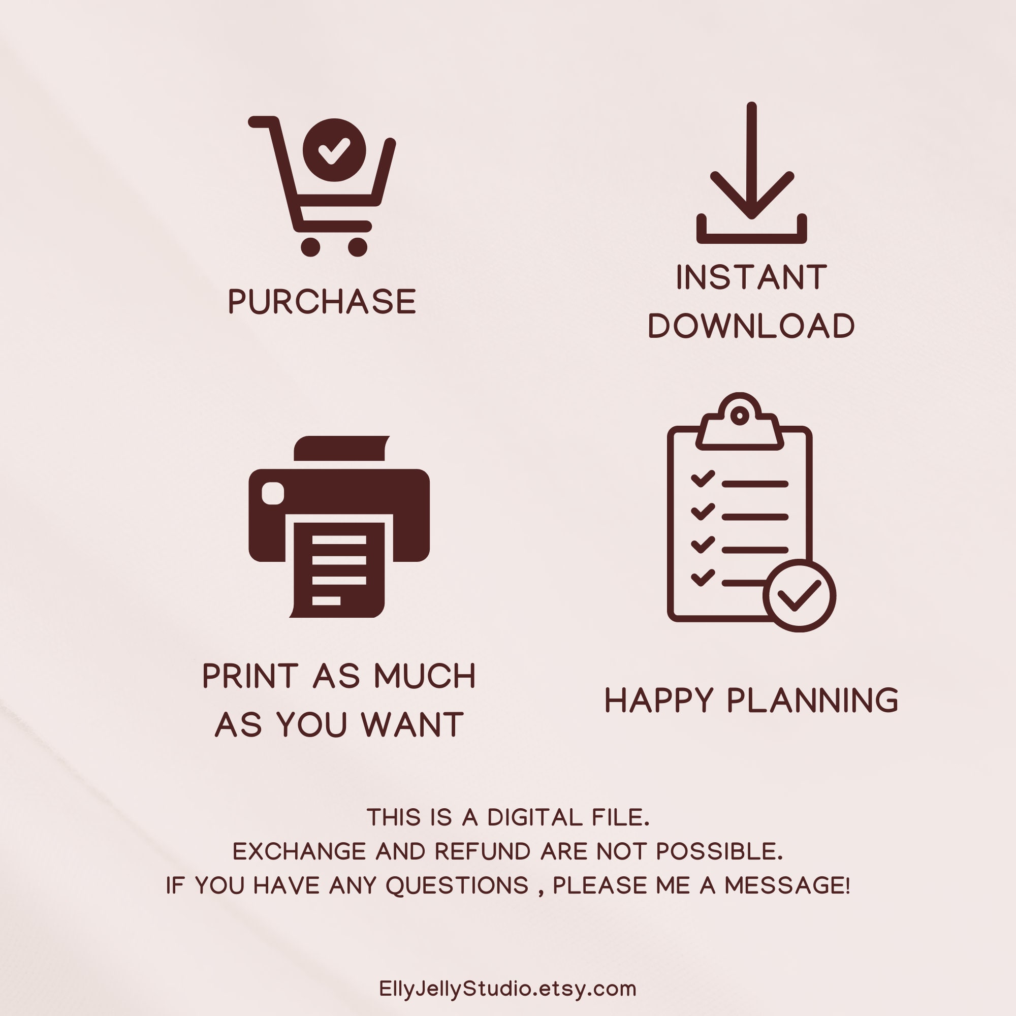 Printable Weekly Meal Planner and Grocery Shopping List,minimalist Meal