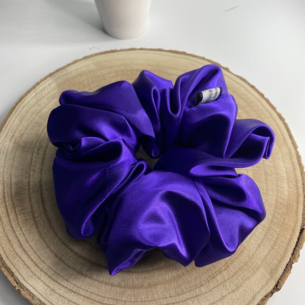 Chouchous violet XXL, Scrunchies , Attaches pour cheveux, idée cadeaux