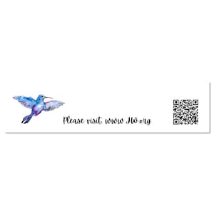Hummingbird Letter Writing Paper – JW Ministry, Lined/unlined (QR Code ...