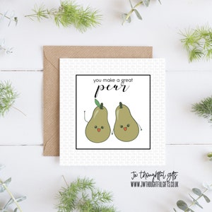 Fai una grande "pera". Biglietto di incoraggiamento JW, biglietto di auguri JW.  088