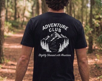 Adventure Club Mountain Hiking Tee – Sustainable Outdoor Apparel for Men