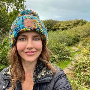 Winter beanie for women - Winter Hiking Beanie - Warm winter Beanie for women - Beanie hat - Colourful Winter Beanie