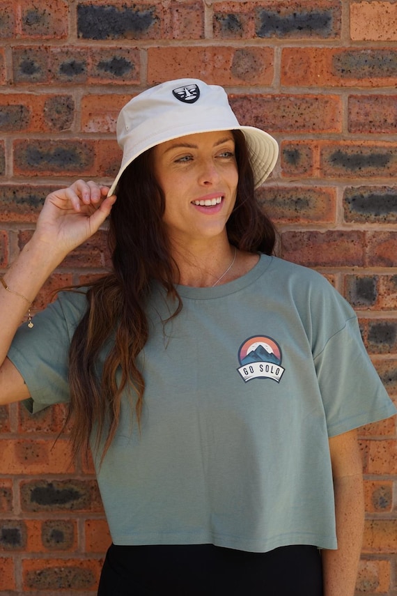 Crop Top Hiking Tee Women Hiking Shirt Adventure Top