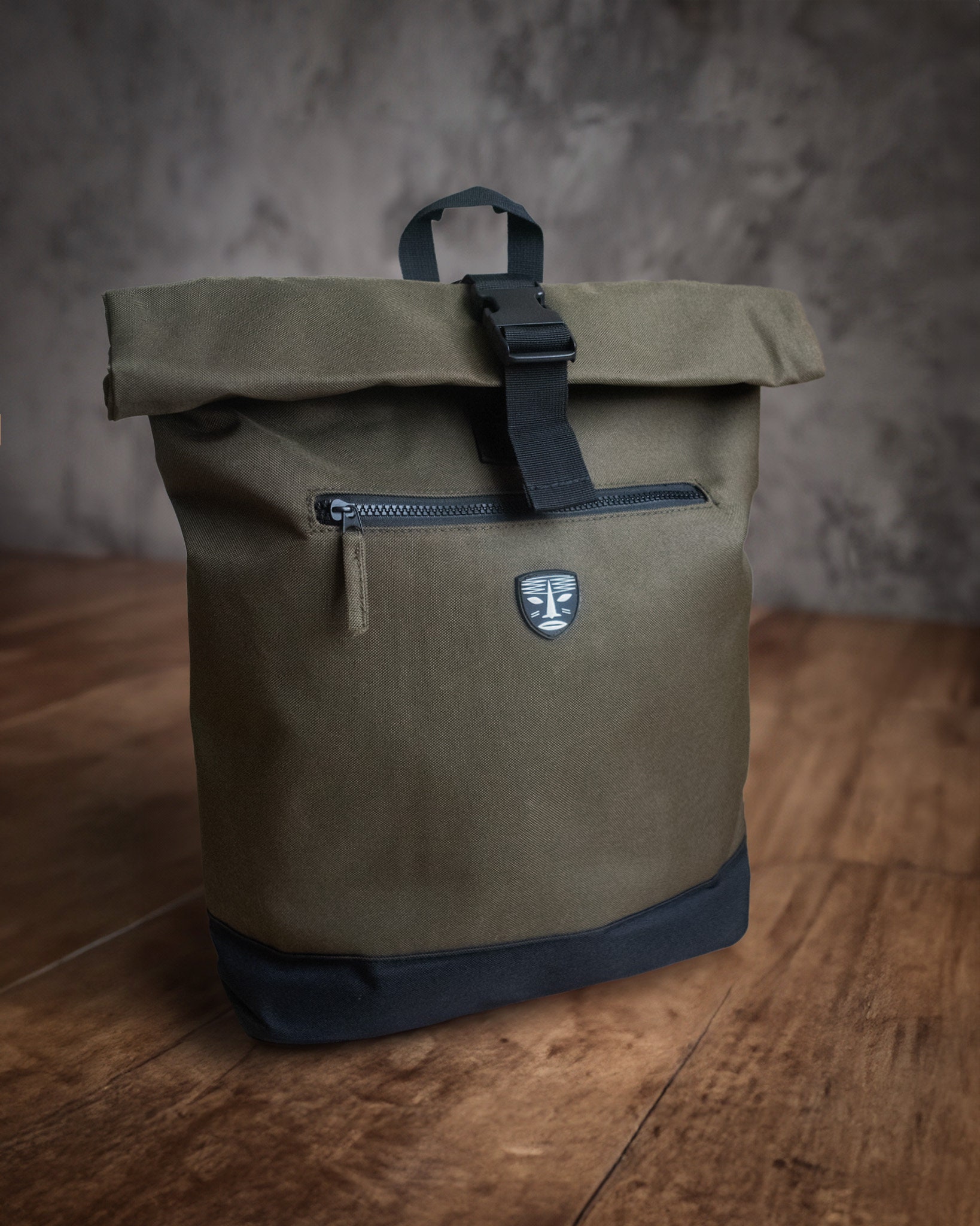 Women Rucksack in Camel Colour - Roll-top Rucksack for Everyday ...