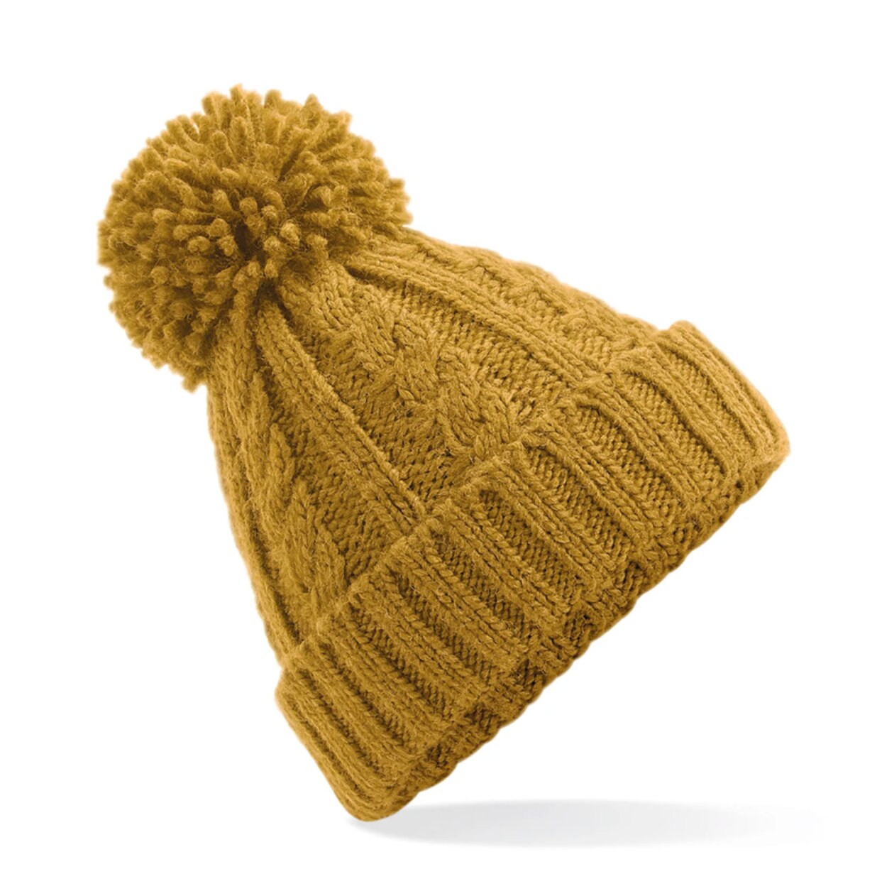 Mustard Winter Beanie - Women