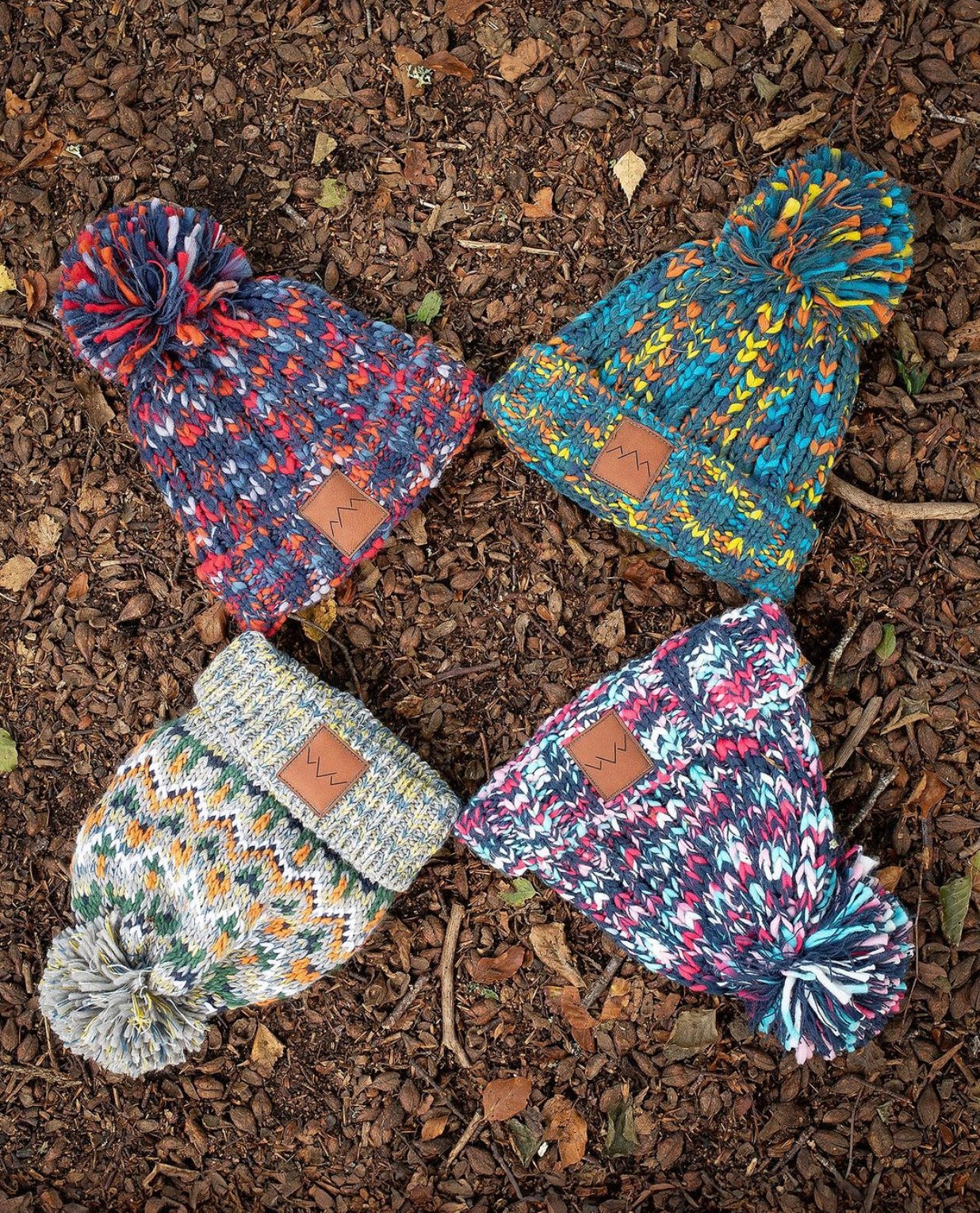 Swimbler Waterproof Bobble Hat – Papaya | Outdoor Swimmer Shop