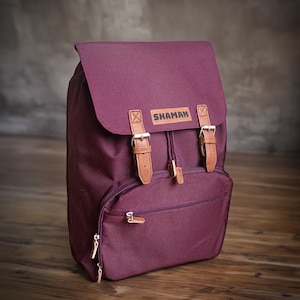 Sac à dos bordeaux pour femme - sac à dos bordeaux pour femme - sac à dos de voyage, sac à dos d'école, sac à dos d'université, sac à dos de tous les jours