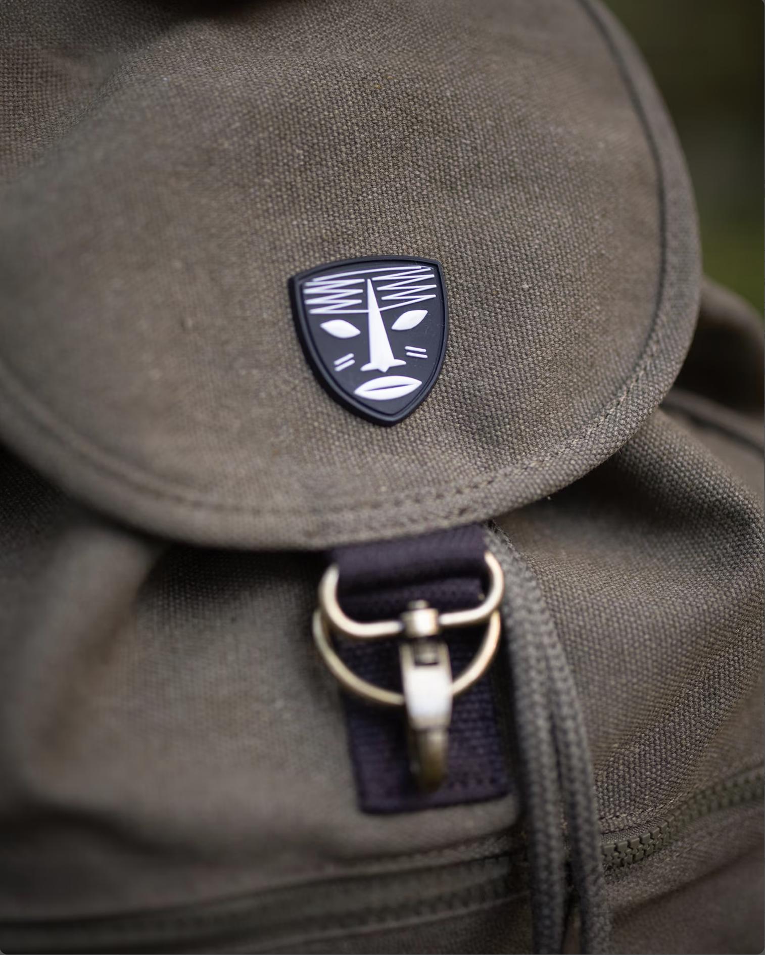 Eco-friendly Khaki Canvas Backpack – Unisex Daypack for Hiking, Travel ...