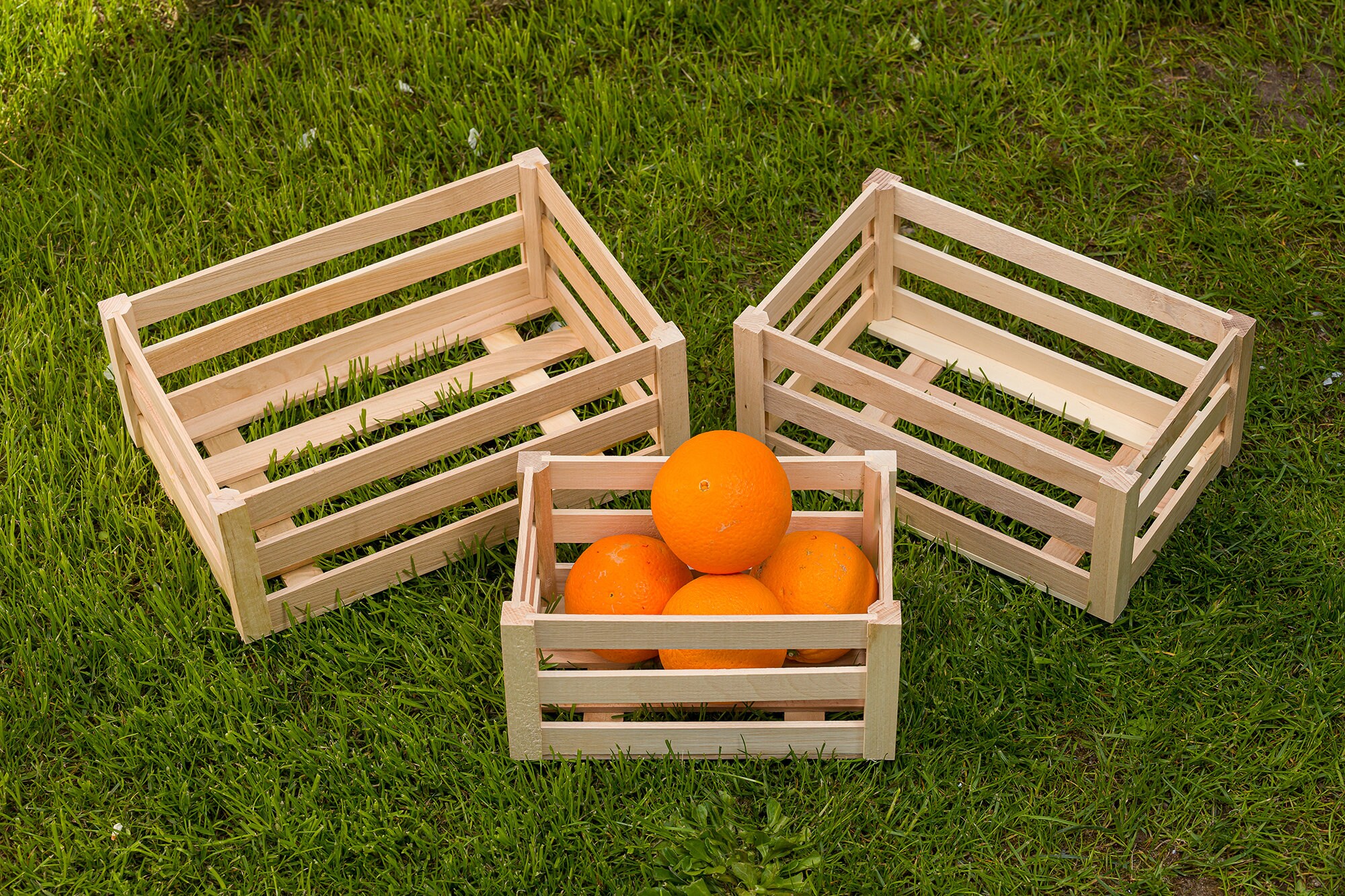 Holz Aufbewahrung Szene Set von 3 rustikale kleine | Etsy