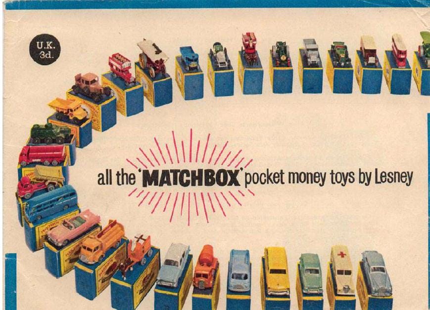 レトロ⭐︎MATCHBOX by LESNEY ミニカーセット MATCHBOX A MOKO LESNEY Mini Vehicles Lot Retro Remakes From