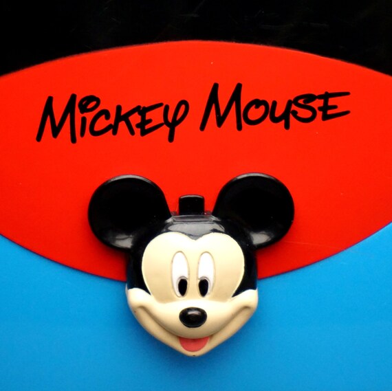 DISNEY STORE Rare Mickey Mouse Ears Vintage Clam … - image 7