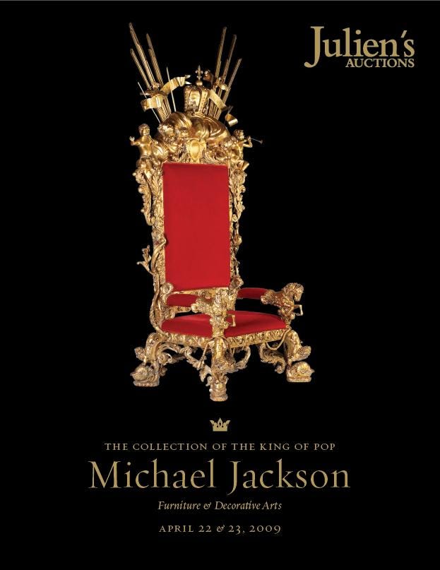 MICHAEL JACKSON 4x Julien's Auction Catalog Lot Bundle - Neverland
