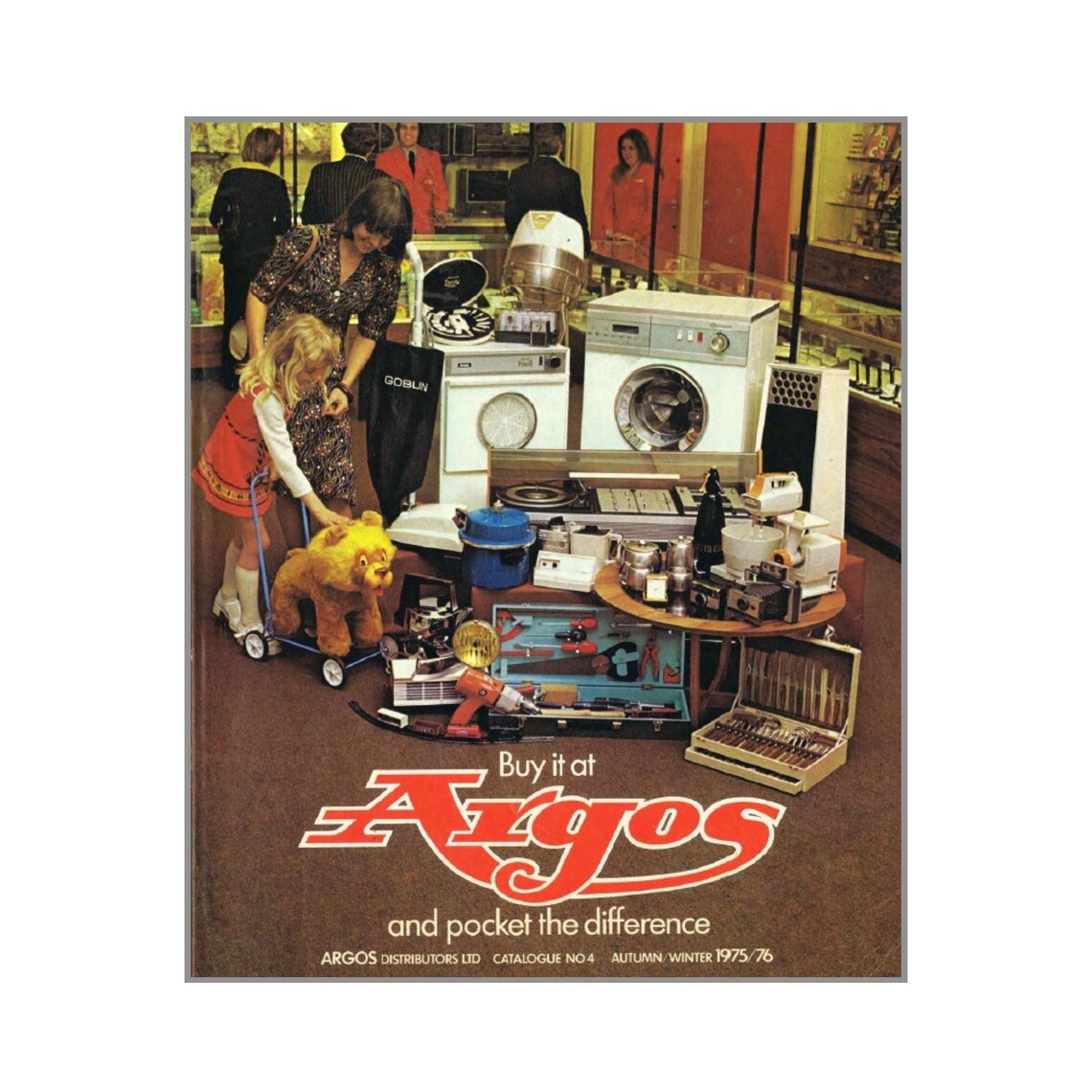 ARGOS Catalogue 1975 to 1976 U.K Edition Nostalgia Fashion Design Retro ...