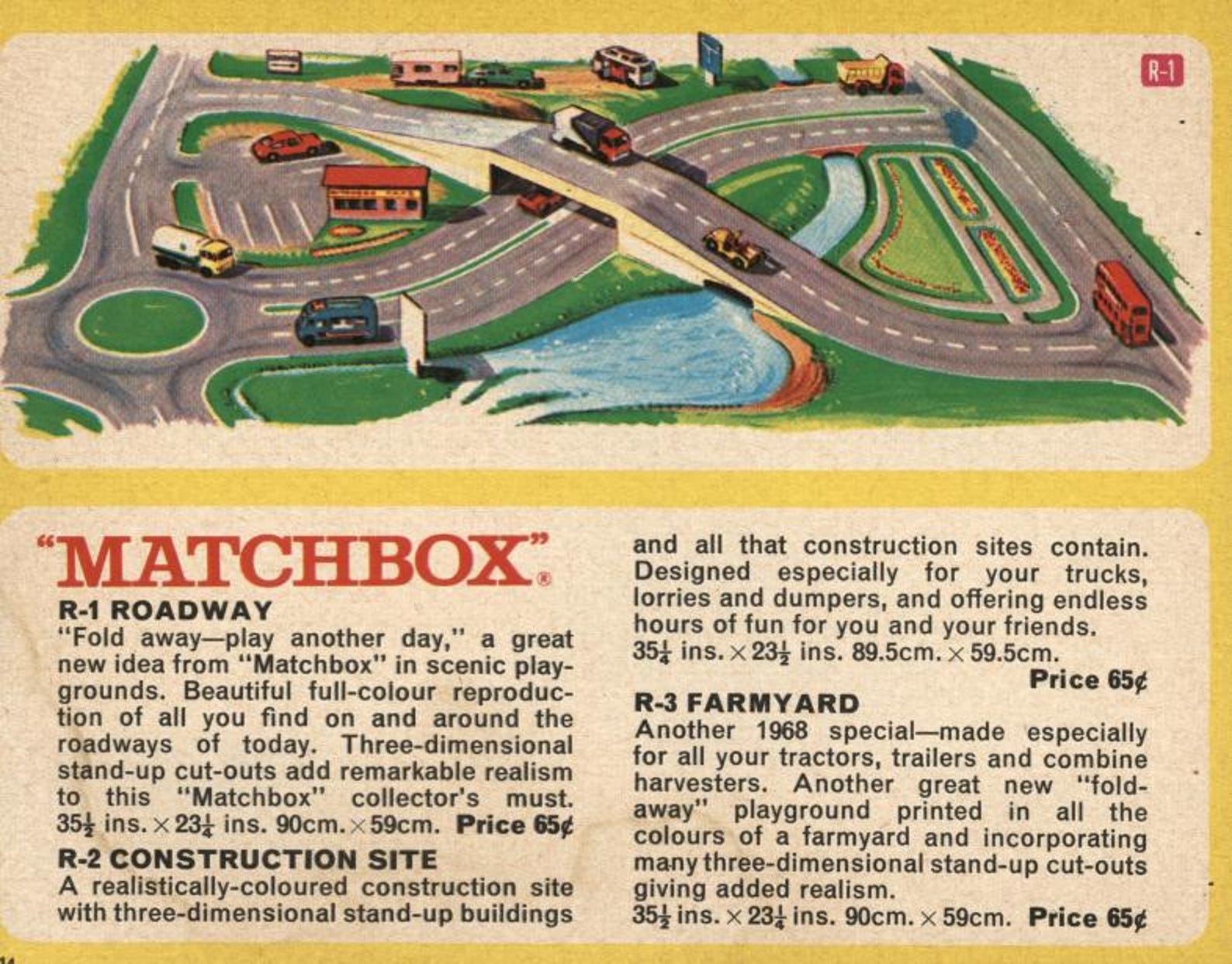 MATCHBOX Lesney 1968 Catalogue USA Edition Diecast Cars Retro Toy