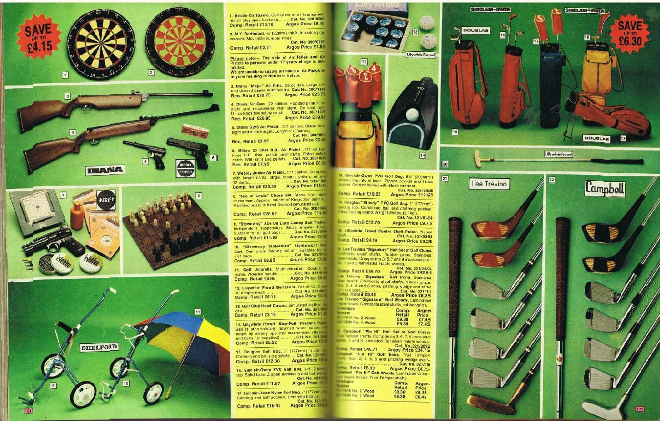 ARGOS Catalogue 1975 to 1976 Autumn Winter British Nostalgia Retro ...