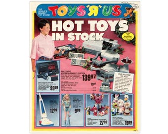 Toys-R-Us 1987 Catalogue Catalog US USA Christmas Edition Vintage Retro Games Video Console Full Digital Scan PDF E-Book 16 pages! Download