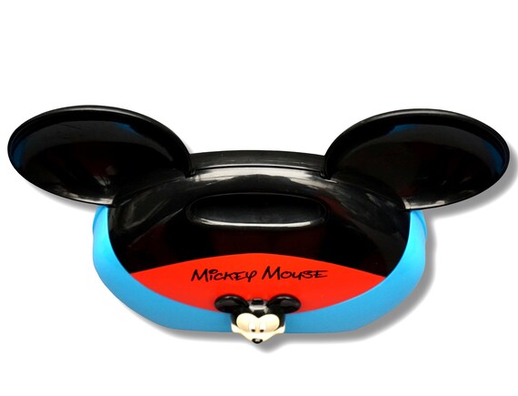 DISNEY STORE Rare Mickey Mouse Ears Vintage Clam … - image 4