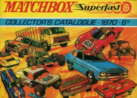 MATCHBOX Lesney 1970 Catalogue - SUPERFAST Diecast Cars Retro Toy