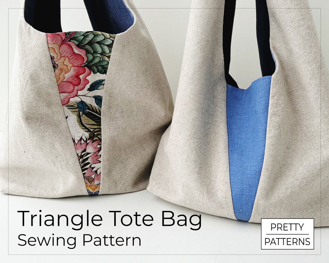 Tote Bag Shopper Sewing Pattern & Tutorial - Etsy