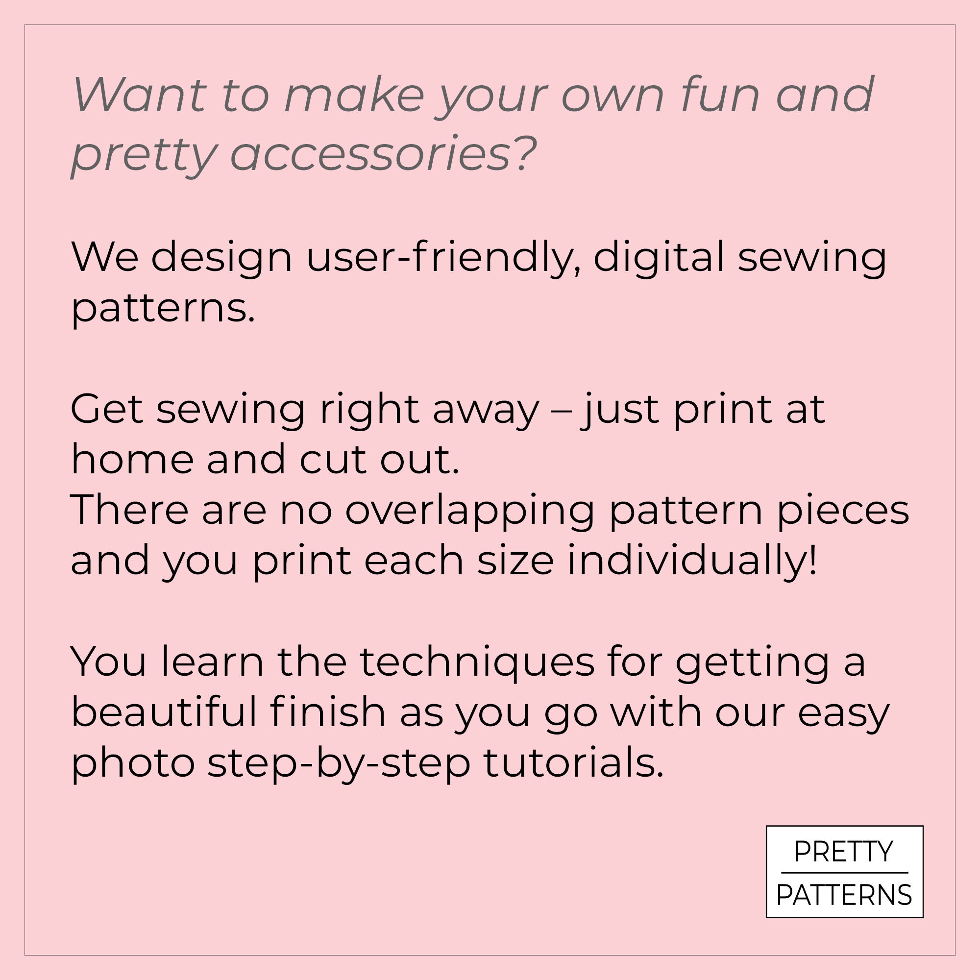 Bundle of Bow Gift Bag Patterns Easy PDF Sewing Pattern and Tutorial