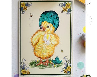 Easter Chick! A6 Easter Card