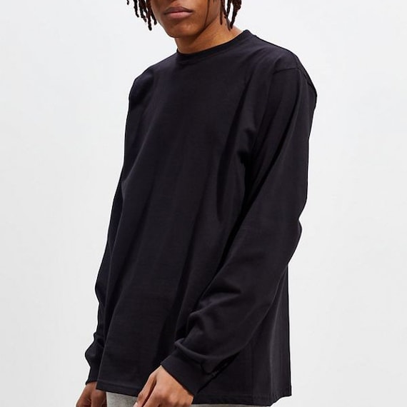 soft black long sleeve shirt
