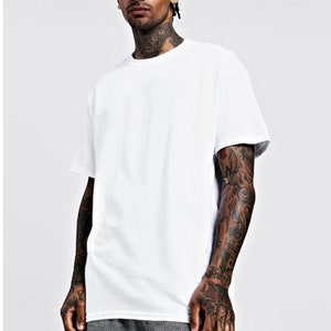 Blank White Unisex T-shirt Street wear Style 100% Cotton Ready To Wear Soft Fashion T-shirt Black Friday Sale Back To School Cyber Monday