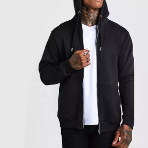 BLACK FRIDAY DEAL- Adult Unisex Blank Zipup Hoodie with front pockets great layer premium hoodie for all occasion and holiday gift