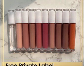 Round Tube Lipglosses- Private Label/Wholesale.