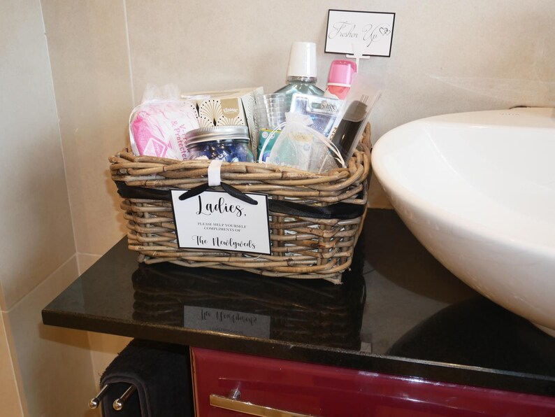 Wedding Bathroom Baskets - Etsy UK