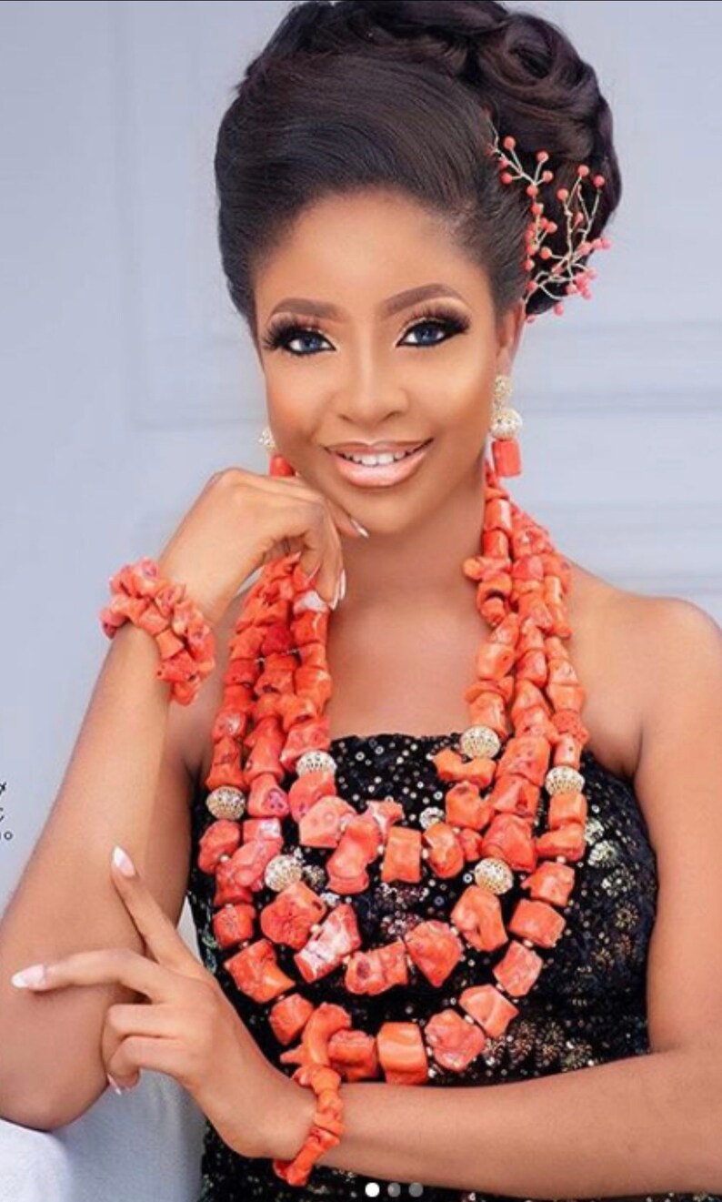 Bead, African bride, Nigerian wedding, Igbo bride, Edo bride image 1