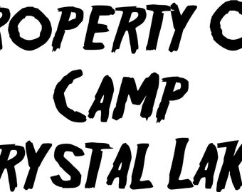 Property of Camp Crystal Lake PNG